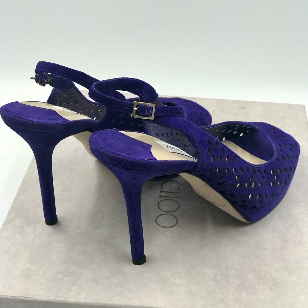 Brand NEW Jimmy Choo Heels in Purple Size: 37 1/2